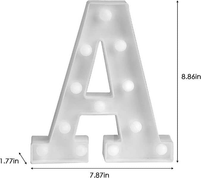 LED Battery Operated Alphabet 2