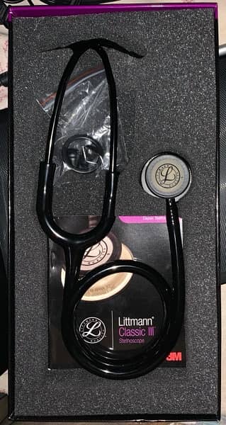 3m littmann classic 3 stethoscope black edition … 3