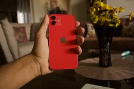 Iphone 12 128 GB Product Red with box 0