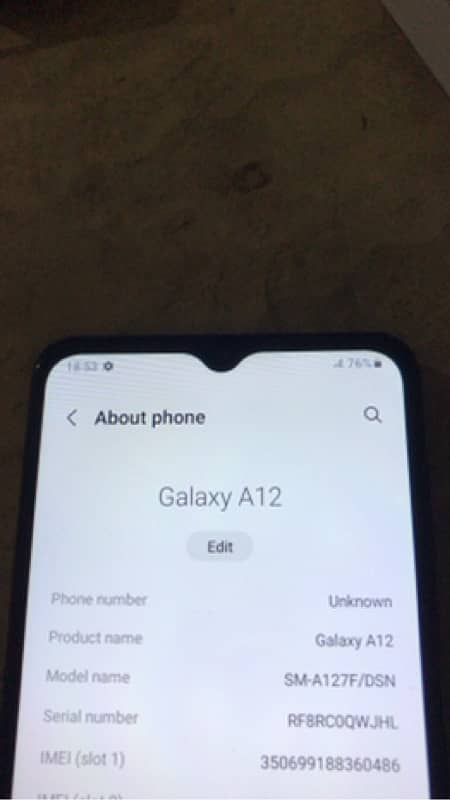 Samsung a12 4/64 official pta approved 10/10 condition charge sath ha 2