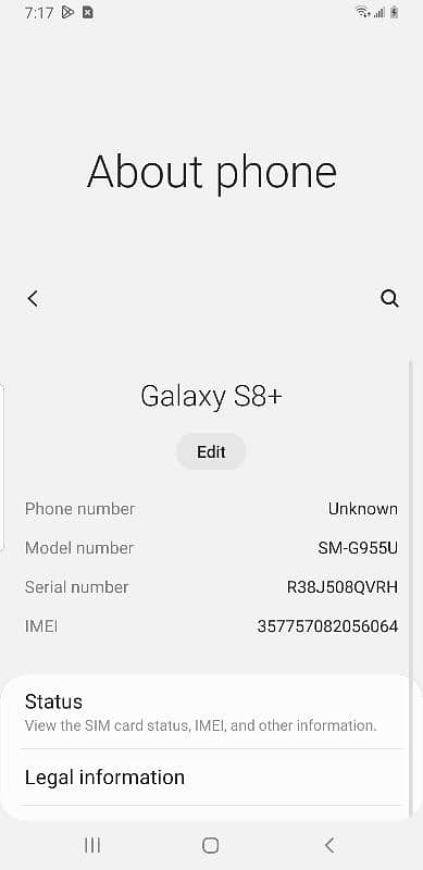 Samsung s8 plus gb64 Exchange karna hai 2