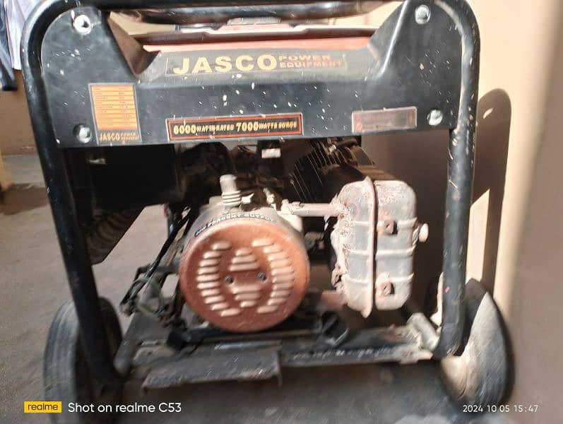 jasco generator 7 kv kva 5