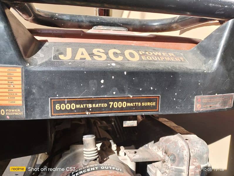 jasco generator 7 kv kva 7