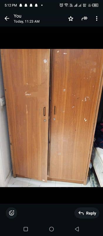 Brown wooden cupboard 0