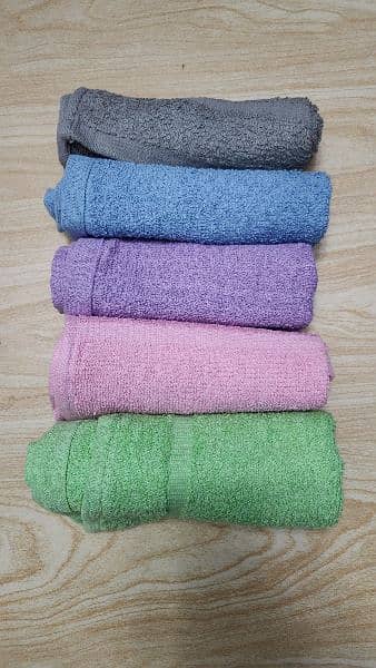 5 small towels for Face /Hand (30 cm x 30 cm approx size] 0