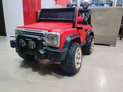 RED DOUBLE SEAT JEEP