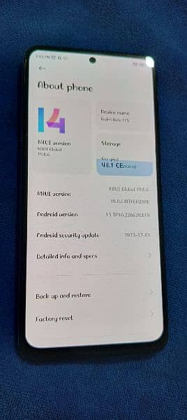 Redmi Note 11 s RAM. 8 GB ROM. 128 GB 2