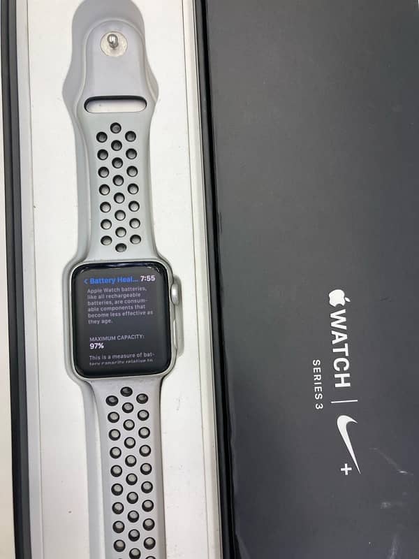 Apple Watch Series3 Nike 42Mm Silver Nike Sport 0