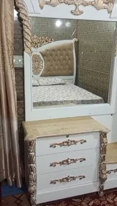 Dressing Mirror with Drawers & Spacious Cupboard Wardrobe for Sale 0