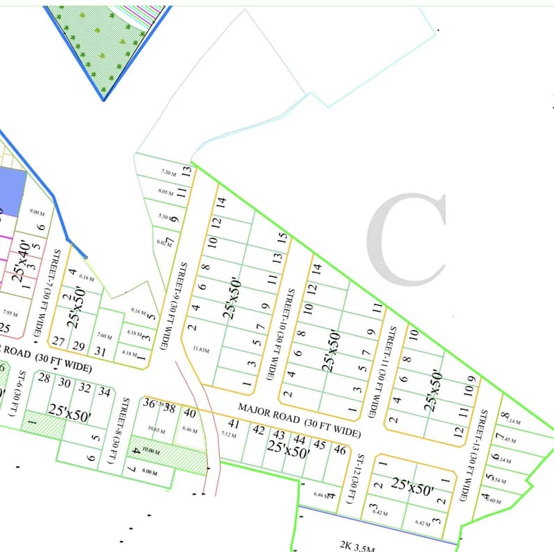 Possession able plots in prime location of New city phase 2 wahcantt 100% solid plots in block C on investor rate 6