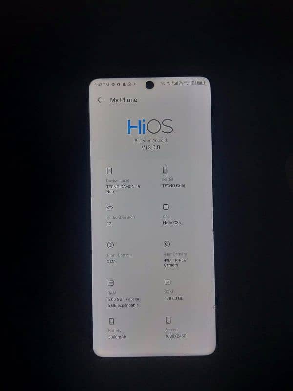 tecno camon 19 neo all ok 1