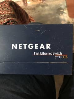 netgear fast ethernet switch FS116