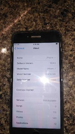 iphone 7 black non pta 128 gb 10/9 condition