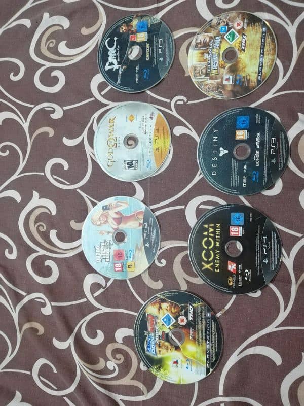 PS3 GAMES. 8 cds 1