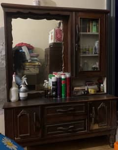 Dressing table and Showcase with Great lifetime woo