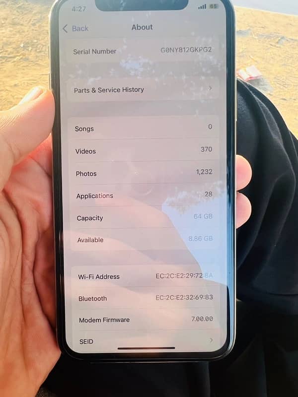 iPhone XS PTA  new condition battery replaced 64gb iOS 18 installed 0