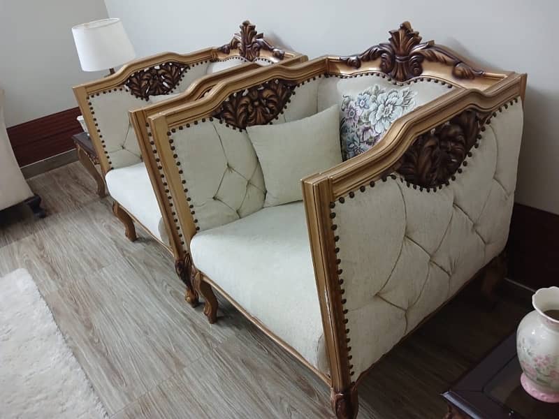 sofa | sofa set | 5 seater sofa | sheesham wood sofa | Luxury sofa set 2