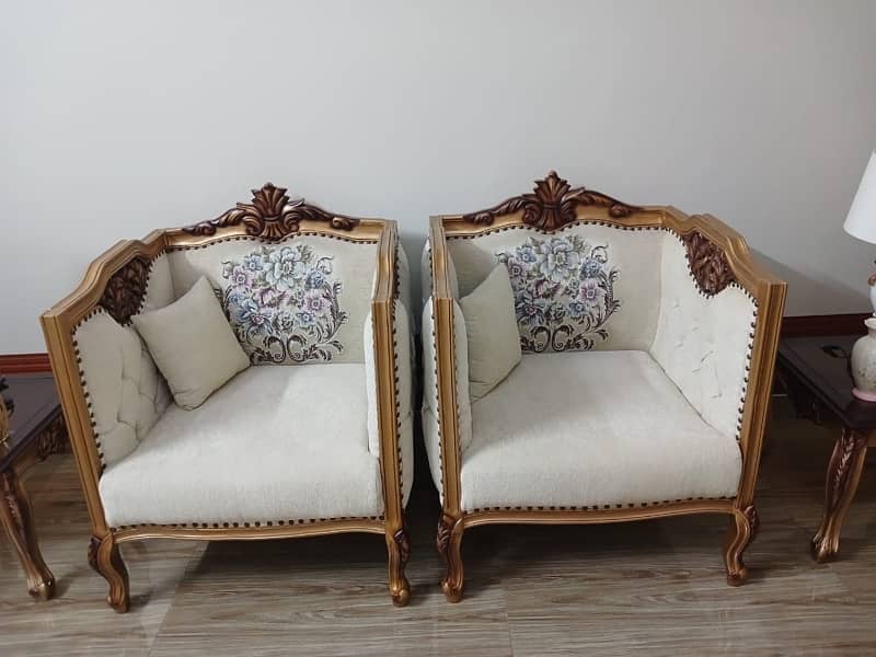 sofa | sofa set | 5 seater sofa | sheesham wood sofa | Luxury sofa set 3