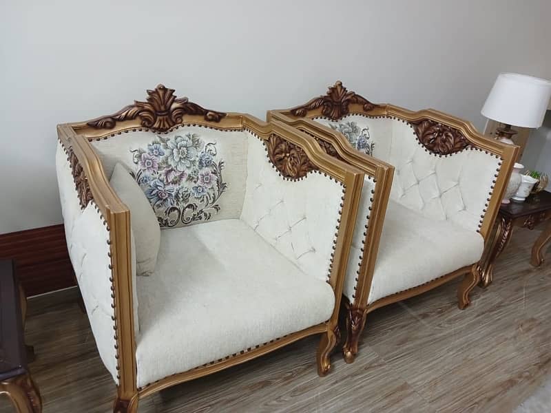 sofa | sofa set | 5 seater sofa | sheesham wood sofa | Luxury sofa set 4