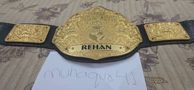 TV accurate custom made WWE World Heavyweight Championship Belt