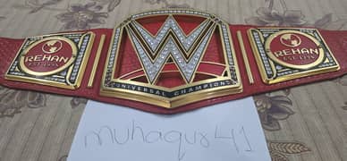 TV accurate custom made WWE Universal Championship (Red)