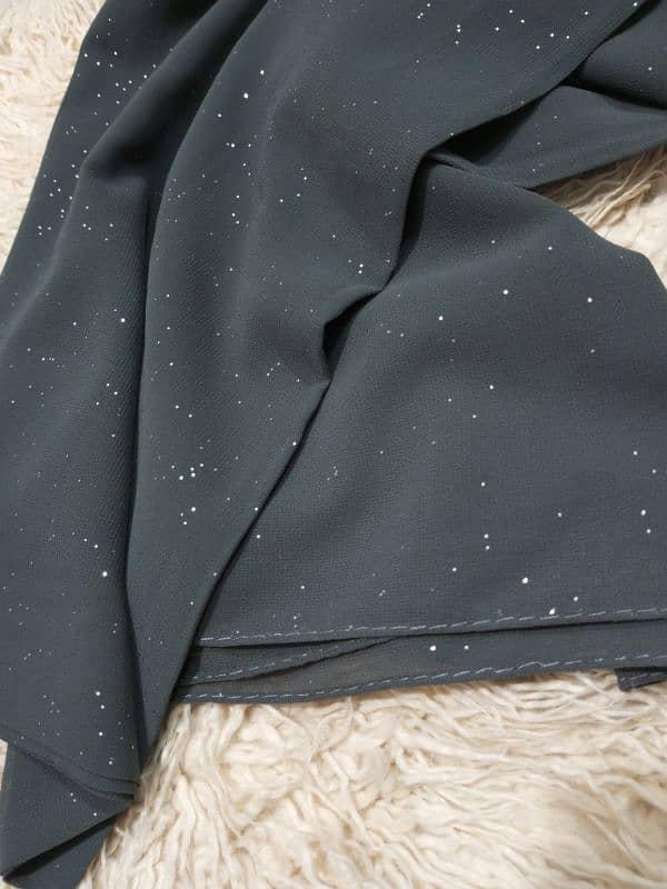 Glitter viscous plain hijab scarf for girls women 8