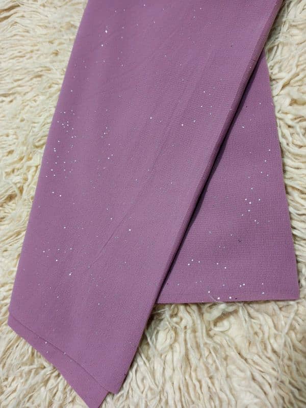 Glitter viscous plain hijab scarf for girls women 10