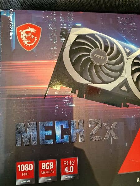 MSI RADEON RX6600 MECH 2X 8GB GPU Graphics card 0