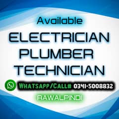 ELECTRICAIN & PLUMBER AVAILABLE 0