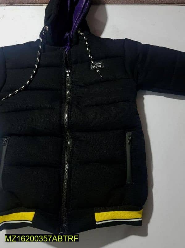 Imported polyester  plain puffer jacket 1