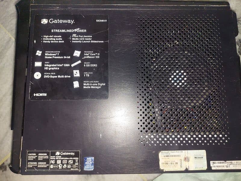 PC company gateway  model core i3 with good condition 1