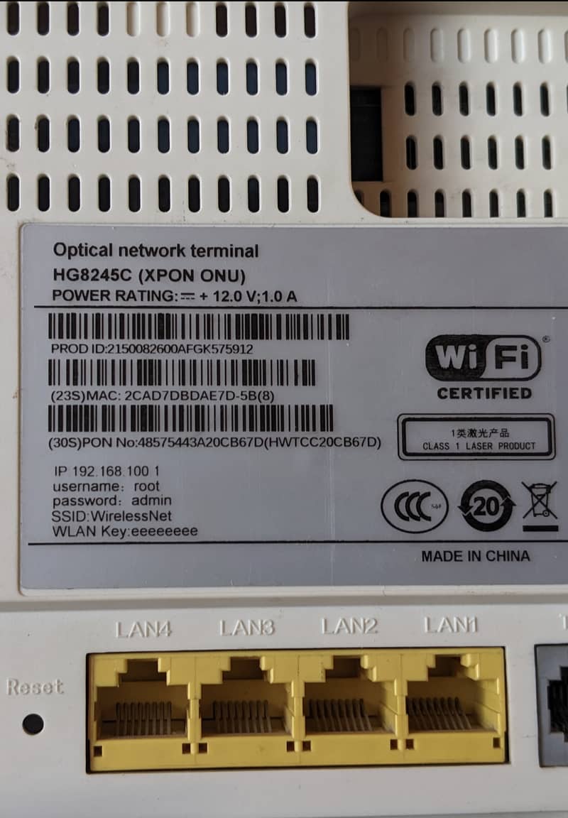 Huawei HG8245C XPON ONT Wi-Fi router modem 4