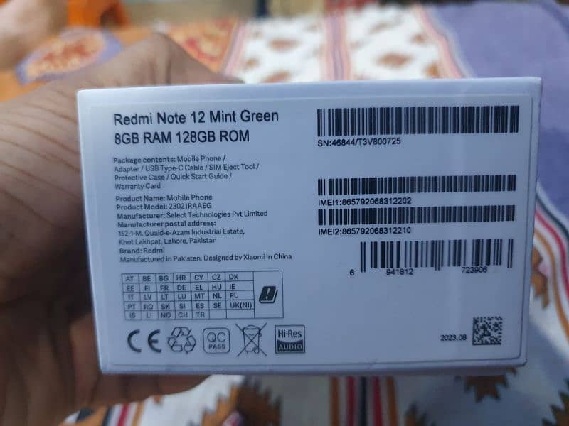 Redmi Note 12 4G 6