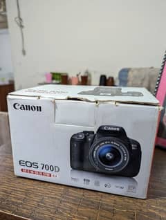 Canon 700d for sale with 18:55