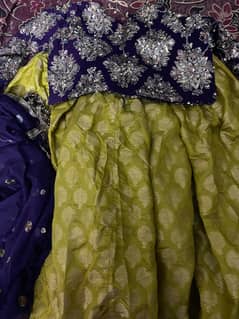 New dress didn't used mehndhi dress lehenga with small choli