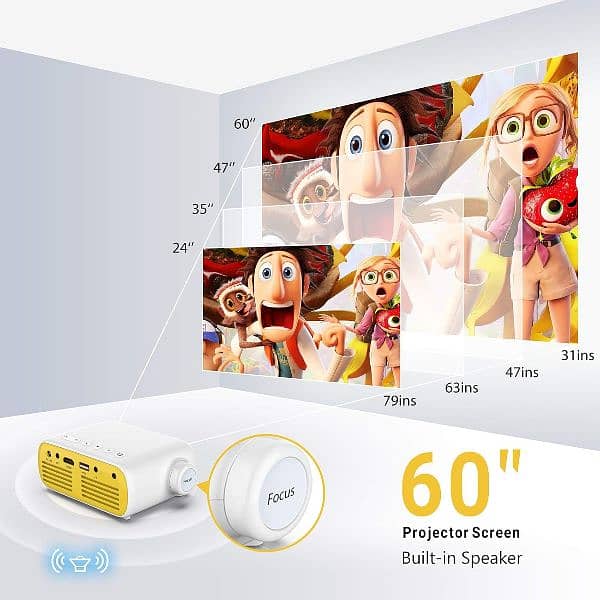 ELEPHAS Portable Mini Projector 3