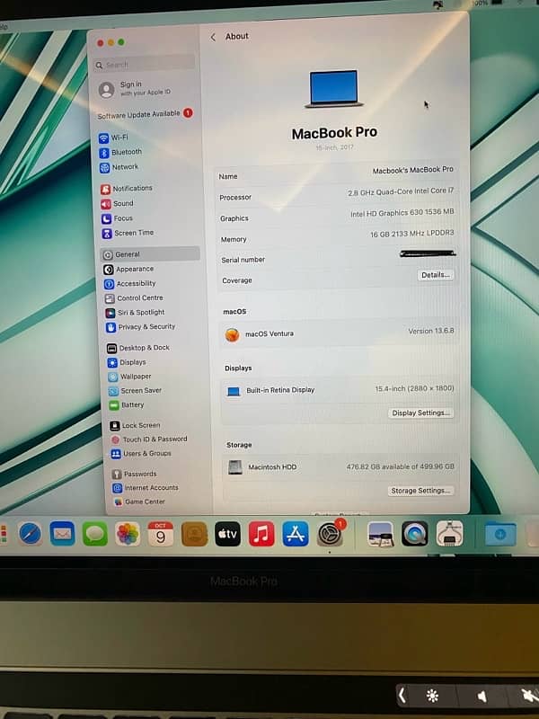 MacBook Pro 2017 1