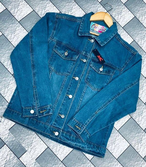 Women's Blue jeans jacket 1