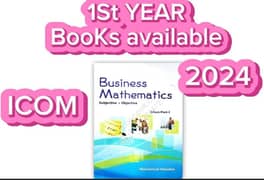 1st Year Icom Books available in reasonable price 2024 0