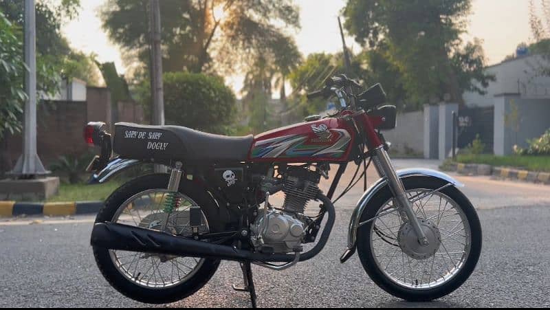 Cg 125 urgent sale 23 model 5