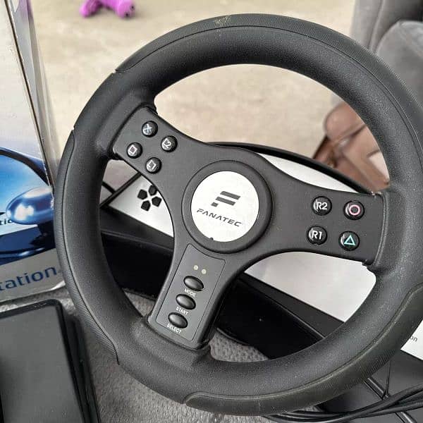 Speedster 2 Racing Wheel Controller - PS1 And PS2 and PC 0