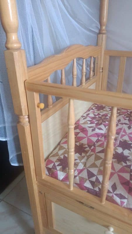 wooden cot origional from bacha party 2