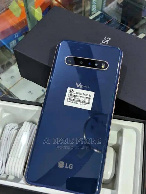 Lg v60 thinq like new 10/10 paper kit one hand use 1