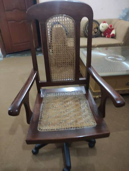 Wooden Durable Revolving Chair For Sale | Office Chair 1