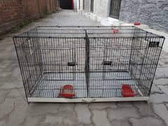 parrots merge 2 side cage available