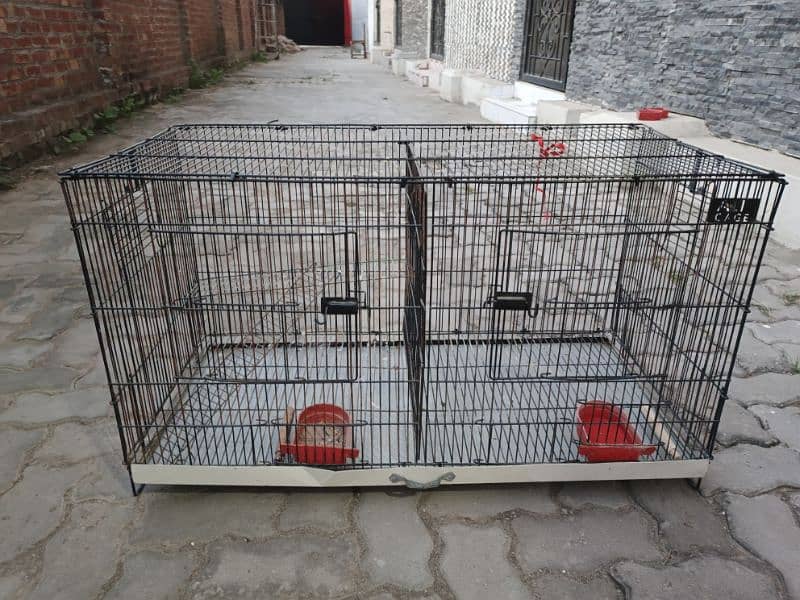 parrots merge 2 side cage available 0