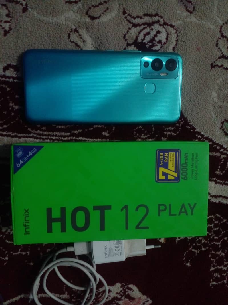 infinix hot 12 play 4 Gb ram ,64gb storage 1