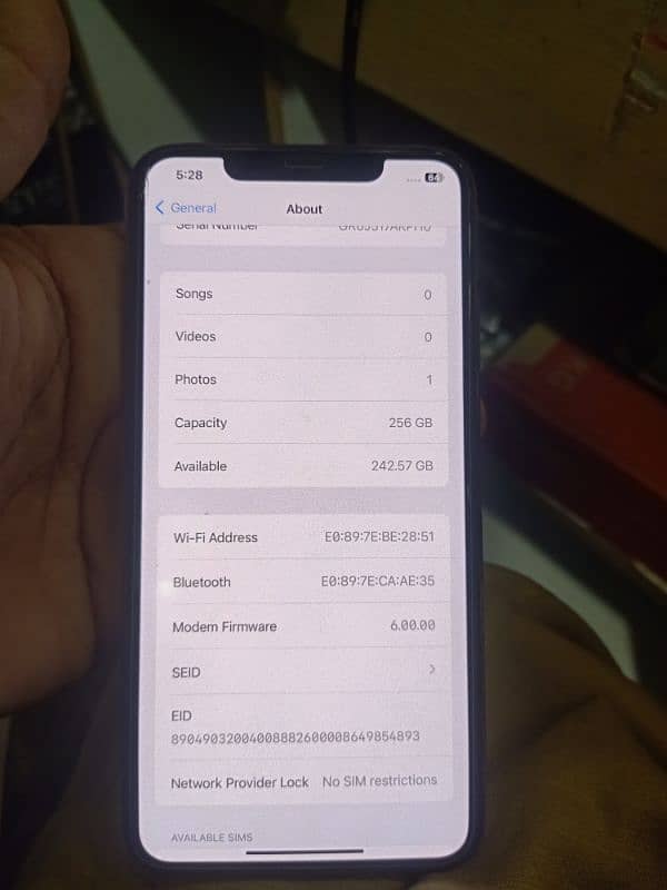 iphone xs max pta 5