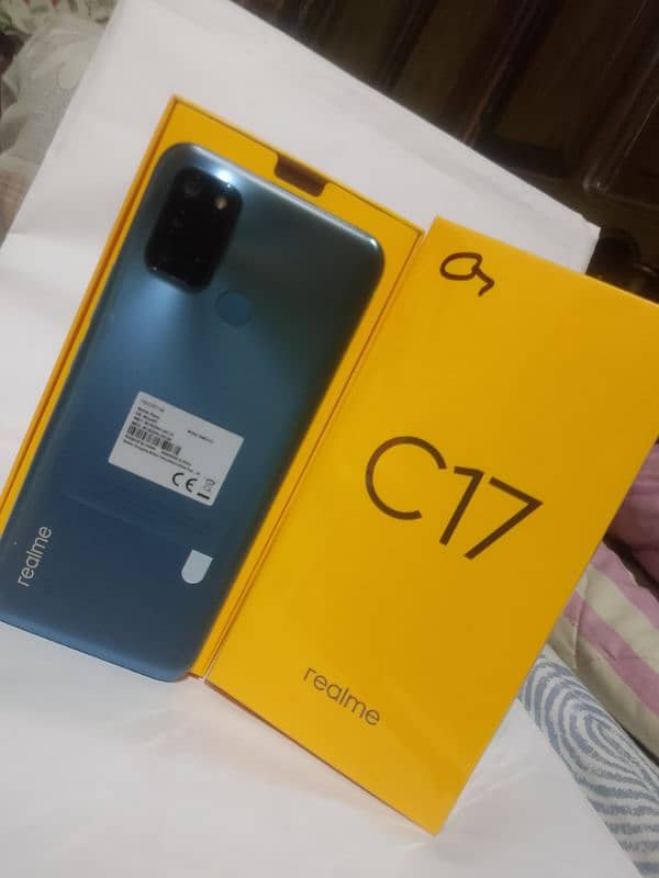 REALME C17 MOBILE PHONE 6GB/128GB BRAND NEW SCRATCH LESS 1