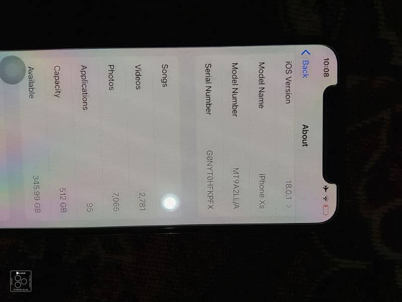 iphone xs 512GB non pta 1